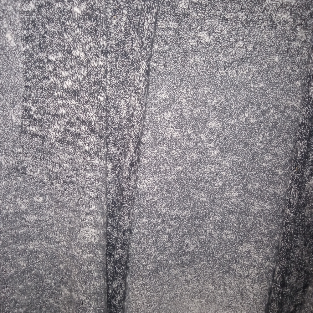 Simply Vera Vera Wang Long Cardigan XL Black/White/Grey - Picture 3 of 10